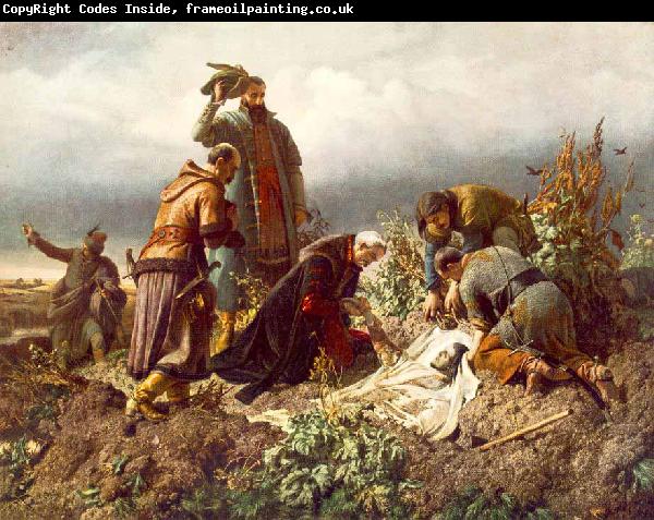 Bertalan Szekely Discovery of the Body of King Louis the Second
